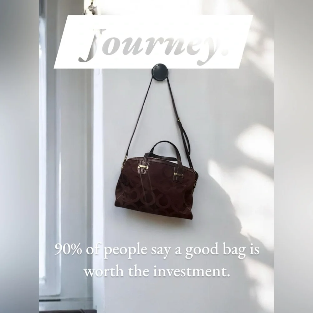 Coach Handbag in Cabernet